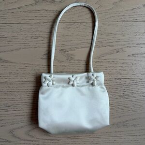 KENNETH COLE Vintage Purse, Sweet Rose, Floral Satin Handbag, Mini.